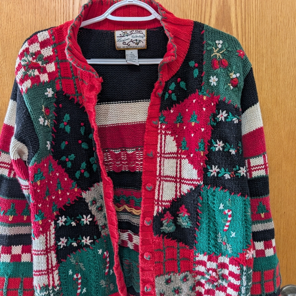 Vintage Christmas sweater, medium